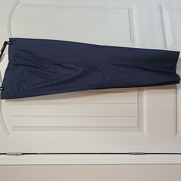 Bocaccio Uomo,44R, bluish gray, 3 piece checkered suit. - Picture 7 of 12